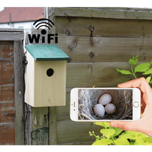 Load image into Gallery viewer, Bird Nesting Box With Built In Wi-Fi Camera