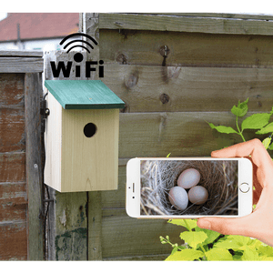 Bird Nesting Box With Built In Wi-Fi Camera