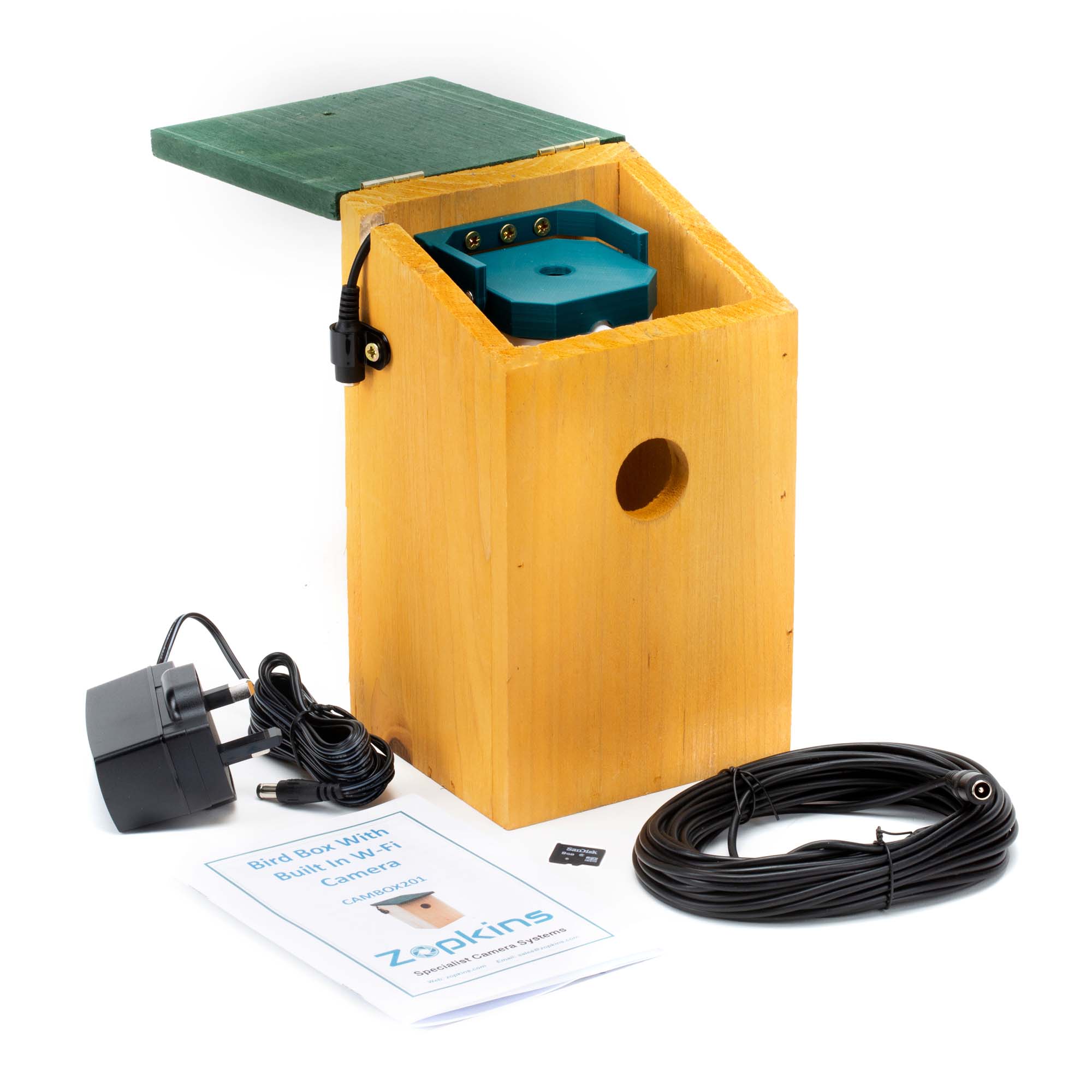 Side View Rspb Nest Box Camera System High Spec 700tvl Colour Cctv