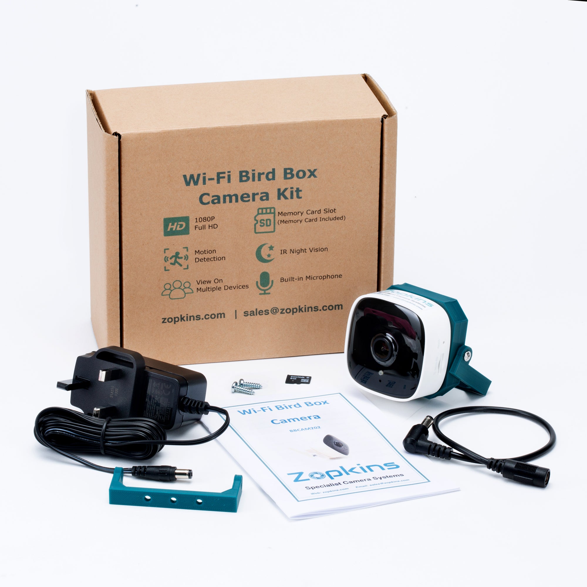 Universal DIY Wireless WiFi Bird Nesting Box Camera Kit – Zopkins
